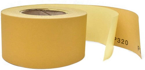320 grit sandpaper roll - grit, 2-3/4"